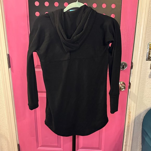 Lula Roe- Black stretchy hoodie. Super soft. - Picture 2 of 2